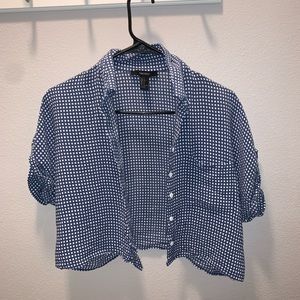 Cropped Button Up